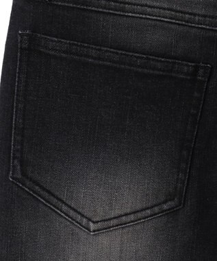 WEGO ローライズスーパーフレアデニムパンツ ブラック