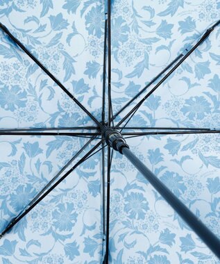 AURORA 【MACKINTOSH LONDON（マッキントッシュ ロンドン）】バイブリーフラワージャガード雨傘（長傘） ターコイズ
