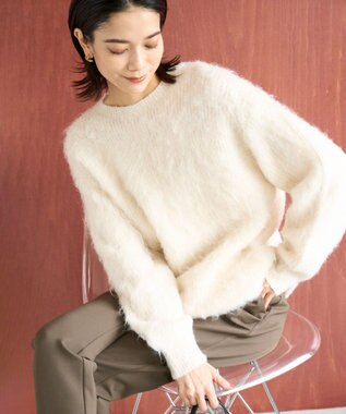 UNFILO beauty warm スリムフィットパンツ カーキ