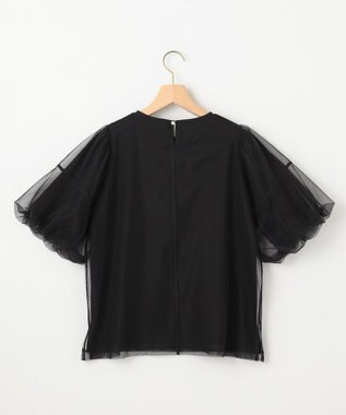 組曲 L 【VERY掲載・WEB限定】チュールカバー カットソー ブラック系