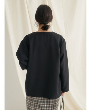 CRAFT STANDARD BOUTIQUE 【イージーケア】ＶネックカーディガンＪＫＴ Black