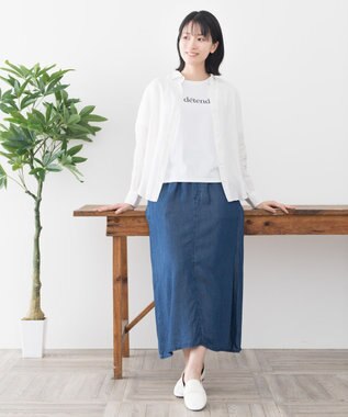 ONWARD Reuse Park 【自由区】スカート春夏 ネイビー