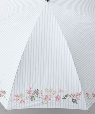 AURORA JILL STUART（ジル スチュアート）ミモザ刺しゅう晴雨兼用傘(長傘) オフホワイト