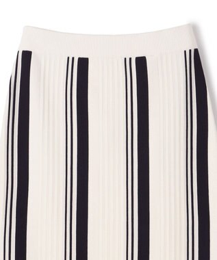 JOSEPH 【洗える】シルクブレンド　スカート Black/Ivory