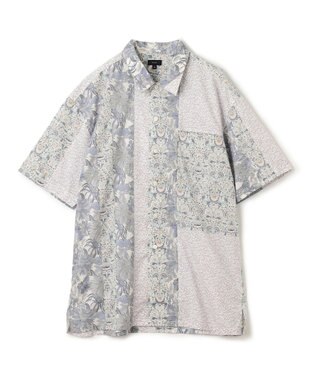 JOSEPH HOMME 【LIBERTY】 パッチワークリバティ 半袖シャツ ホワイト系3