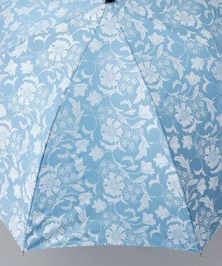 AURORA 【MACKINTOSH LONDON（マッキントッシュ ロンドン）】バイブリーフラワージャガード雨傘（長傘） ターコイズ