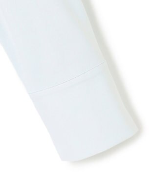 ICB L 【洗える】 ブラウスライクジャージー ロングカットソー クリアサックス系