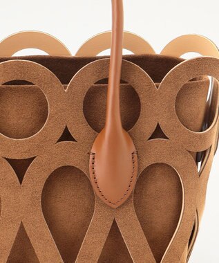 BEIGE， 【洗える・一部店舗限定】MARY AL TERNA / MAZE ミニハンドバック Brown