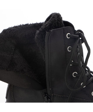 ing <ing>【レイン・スノー対応】レースアップスニーカーブーツ ブラック