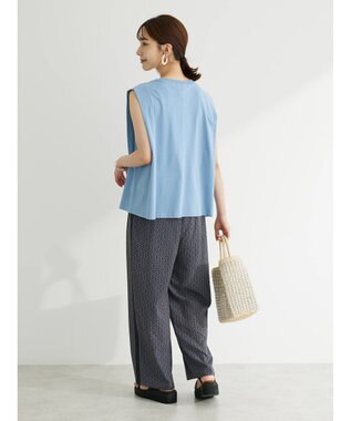 Green Parks ・ＳＵＧＡＲ　ＳＰＯＯＮ　ショルダータックフレンチＴシャツ Blue