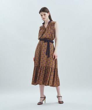 GRACE CONTINENTAL ナイトparisブラウス カーキ