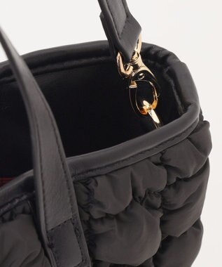 LA BAGAGERIE ポップコーンキルト2WAYトート Mサイズ ブラック