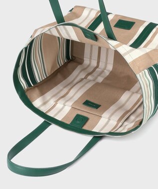 Paul Smith ウーブンストライプ トートバッグ グリーン