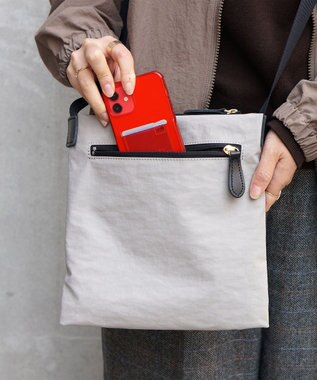 FOLNA RD グリンザ・コーデュラナイロンショルダーバッグ グレー