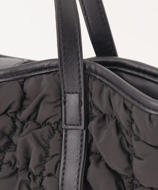 LA BAGAGERIE ポップコーンキルト2WAYトート Mサイズ ブラック