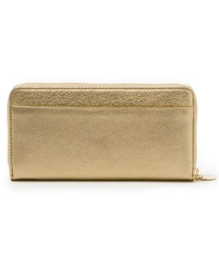 LANVIN en Bleu ペティアン ラウンド長財布 ゴールド