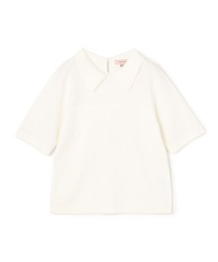 TOCCA HONEYCOMB MESH KNIT ニットトップス アイボリー系