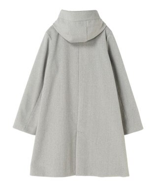 Green Parks ２ｗａｙフード取り外し比翼コート Gray