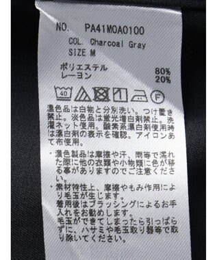 CRAFT STANDARD BOUTIQUE Ｔ／Ｒバンドカラーシャツ Charcoal Gray