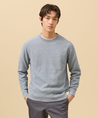 J.PRESS MEN ギマコットンカノコクルーネック ニット