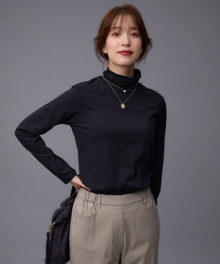 ANY シアータートルネック ブラック