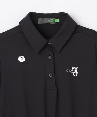 PW CIRCULUS 【WOMEN】ポロシャツワンピース ゴルフウェア レディース ブラック系