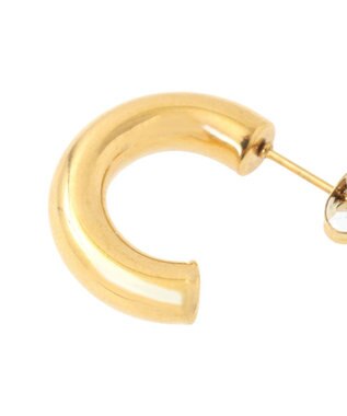 YECCA VECCA ステンレスフープピアス Gold