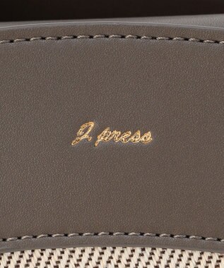 J.PRESS LADIES 【2WAY】キャンバス トートショルダー モカ系