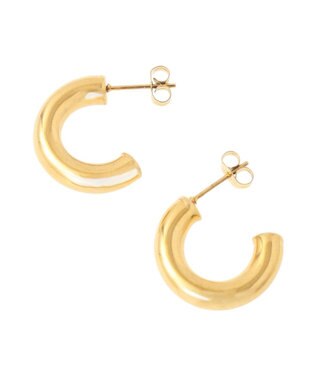 YECCA VECCA ステンレスフープピアス Gold