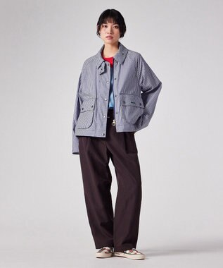 Paul Smith Paul Smith Loves Barbour Gingham Spey コットンジャケット ネイビー