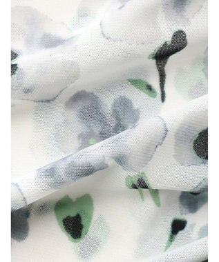 CRAFT STANDARD BOUTIQUE プリント柄スタンドネックプルオーバー Off White