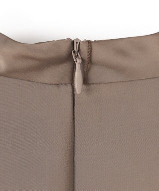 23区 S 【APPLAUDIR】ノーブルサテン リボンブーケレースコンビ ドレス ブラウン系