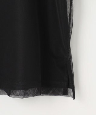 組曲 L 【VERY掲載・WEB限定】チュールカバー カットソー ブラック系