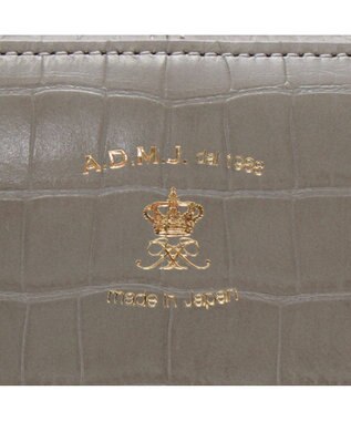 A.D.M.J. 【牛革】クロコ型押し ボストン28cm SM