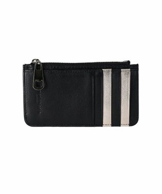 tsumori chisato CARRY tcパッチワーク カードケース フラグメントケース ミニ財布 ブラック