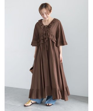 Te chichi コットンローンラッフルフリルドレス