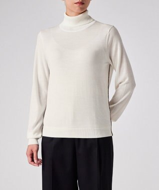 Paul Smith ドレープウール ストライプ タートルネック ニット