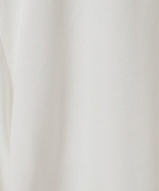 earth music&ecology レーヨンレースデザインシャツ Off White