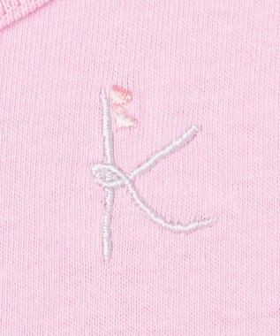 組曲 KIDS 【80-100㎝】ティアードフラワー チュニック ピンク