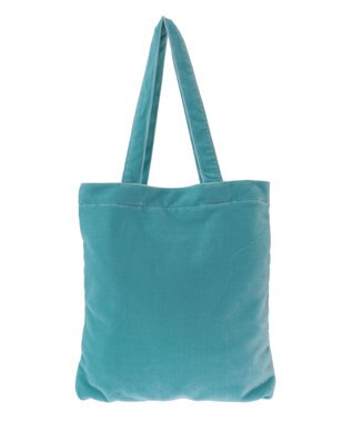 earth music&ecology 【WEB限定】ベロアトートバッグ Mint