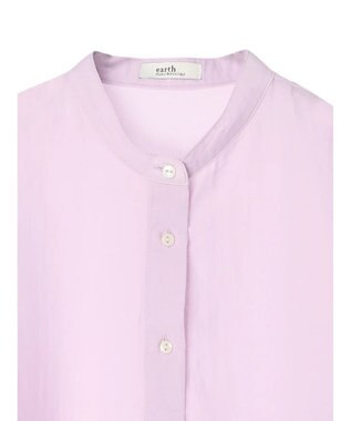 earth music&ecology ボリュームタック袖ブラウス Pink