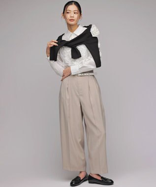 組曲 バウンディングシャーティングカーヴィー パンツ ベージュ系