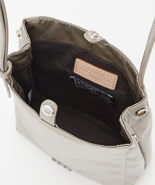 russet ＜長財布がちょうど入る＞ナイロンミニショルダーバッグ(Z-215) Gray