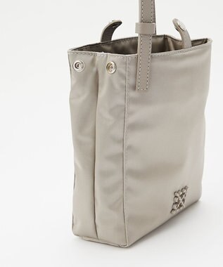 russet ＜長財布がちょうど入る＞ナイロンミニショルダーバッグ(Z-215) Gray