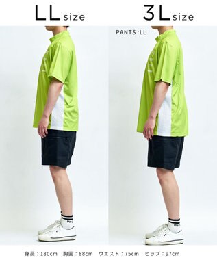 PW CIRCULUS 【MEN】メッシュコンビ モックネック ゴルフ ライトグリーン系