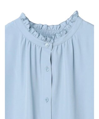 earth music&ecology ２ＷＡＹスタンドフリルブラウス Sax