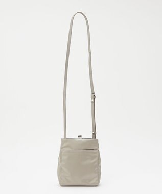 russet ＜長財布がちょうど入る＞ナイロンミニショルダーバッグ(Z-215) Gray