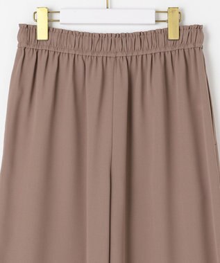 ANY SIS 【洗える】イージードロスト ワイドパンツ モカ