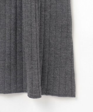 ANY SIS S 【洗える】求心リブニット ワンピース チャコール