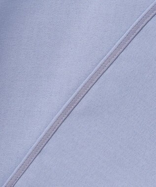 自由区 【接触冷感・速乾・UVケア・撥水・防シワ・XSサイズあり】リネンライクツィル5分袖 ブラウス ダルブルー系